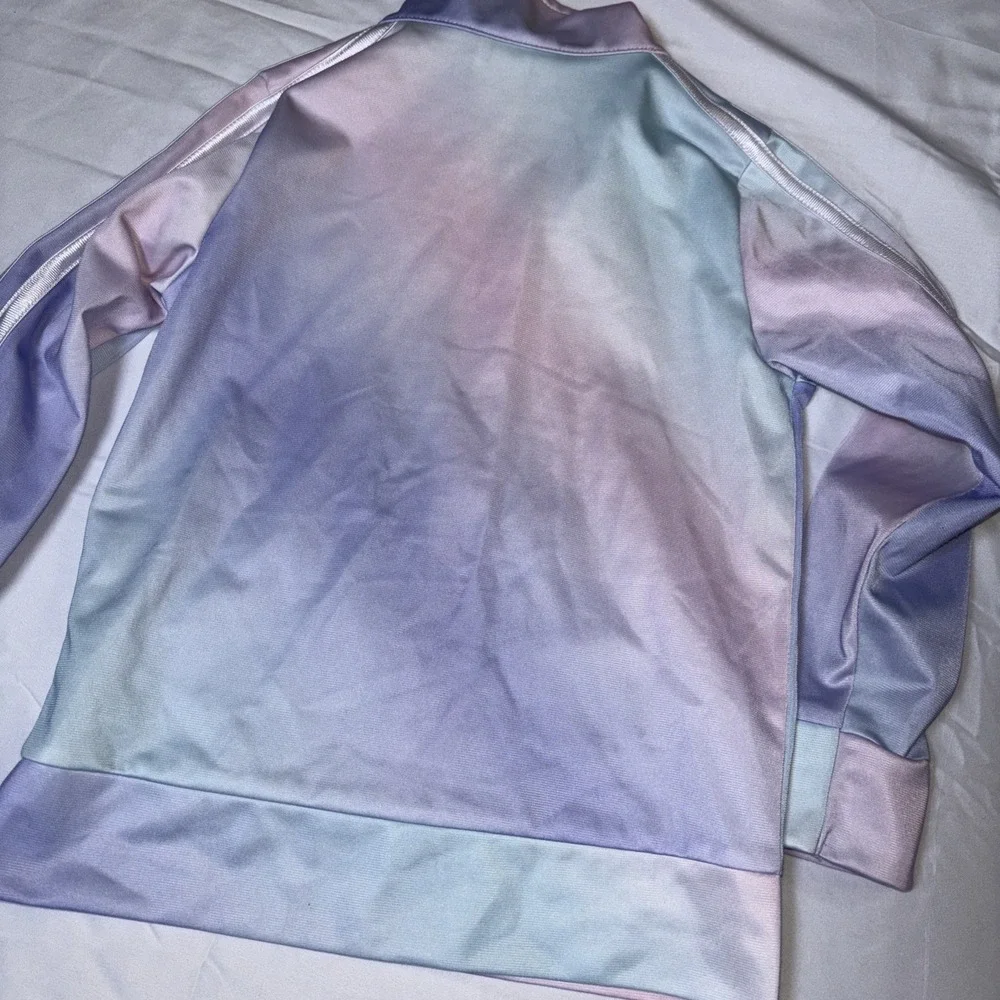 Adidas Toddler Girls Pastel Rainbow Full Zip Track Jacket Size 4T - Picture 4 of 4